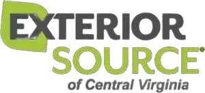 Logo of Exterior Source of Central Virginia, a company specializing in exterior home improvement services such as roofing, siding, and windows.