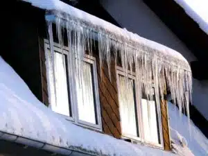 snowy roof